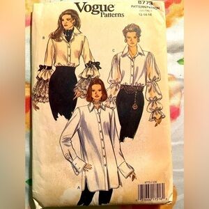 Vintage shirt pattern
